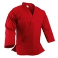 thumbnail image 1 of New Martial Arts 7.5 oz Top Only Karate Light Weight Uniform Red Gi Top, 1 of 2