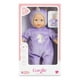 thumbnail image 4 of Corolle Bébé Calin Unicorn Boy Baby Doll - 12 Soft Body Doll with Purple Hooded Outfit, Sleeping Eyes Open and Close, Vanilla-Scented, for Ages 18 Months and up, 4 of 5