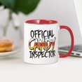 thumbnail image 3 of CafePress - Official Candy Inspector Mug - 11 oz Ceramic Mug - Novelty Coffee Tea Cup, 3 of 4