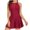 Red, variant on Aoochasliy Swimsuit Clearance Women Solid Bikini Push-Up Padded Swimwear Beachwear One-Piece Swimsuit