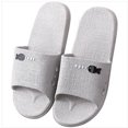 thumbnail image 6 of Unisex Slide Sandals Fish Design Non-Slip Quick Dry Lightweight Indoor Outdoor House Slippers for Bathroom Pool Beach Gray,Size 9-9.5, 6 of 7
