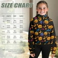 thumbnail image 4 of Chririnla Funny Pumpkin Print Casual Pullover Athletic Zip Up with Pocket Lightweight Sweatshirt Christmas Sweatshirt Size 7-8, 4 of 7