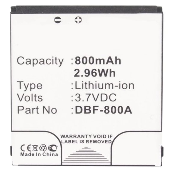 Batteries N Accessories BNA-WB-L3269 Cell Phone Battery - Li-Ion, 3.7V, 800 mAh, Ultra High Capacity Battery - Replacement for Doro DBF-800A Battery
