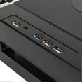 thumbnail image 5 of Monitor Stand Strong Charging 3 Usb Ports 2 Charging Ports Multifunctional Monitor Riser With Drawer Black, 5 of 5