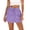 13# Light Purple, variant on Womens Bermuda Shorts Ruffle Elastic Waist Casual Lightweight Lounge Shorts Comfy Basic Summer Linen Beach Short Pant Pink 2XL