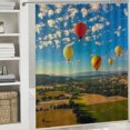 thumbnail image 6 of Orinice Balloons Bathroom Decor Set with Hooks, Colorful Luxurious Graphic Print Polyester Fabric Shower Curtain Set, Waterproof and Easy to Install 60x72, 6 of 7