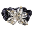 thumbnail image 3 of Ponytail Holders Elastic Band Holder Crystal Flower Scrunchie Hair Accessories for Mother's Day Gift Transparent, 3 of 6