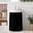 Black, variant on Small Cabinet Curtain 10''W x 11''L, Turquoise Under Sink Cover Drapes, Modern Pure Turquoise Self Adhesive Cabinet Skirt for Kitchen/Bathroom Vanity/Laundry Room/Open Shelf