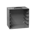 thumbnail image 2 of Durham 291-95 13.25 x 13.5 x 9. 13 in. Prime Cold Rolled Steel Rack for 5 Large Plastic Compartment Boxes, Gray, 2 of 3