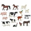 Childcraft On the Farm Hand-Painted Assorted Play Figurine Animals, Set of 15