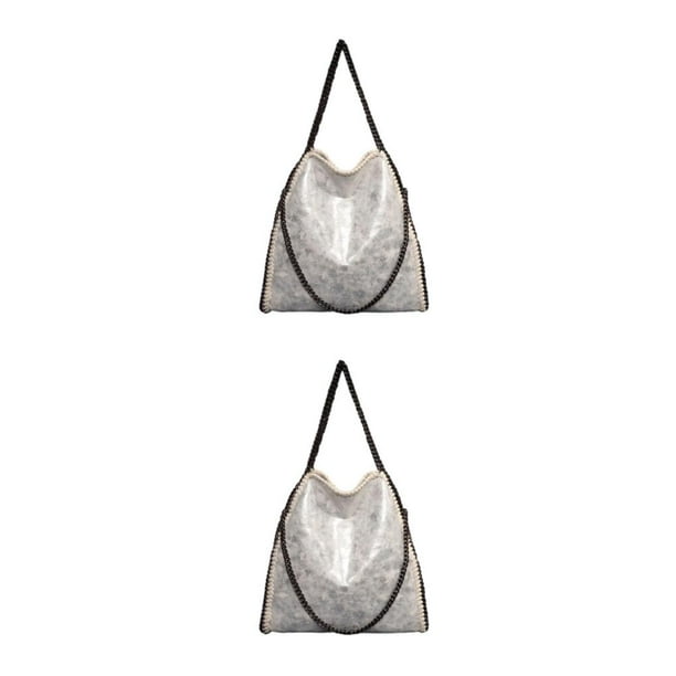 Sonducket Bolso de cadena plegable práctico y práctico de PU para mujer, bolso de hombro con cadena, bolsos de lujo Type8 NO8
