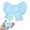 Blue, variant on Pink Bow Stress Relief Squeeze Fidget, Soft Slow Rising Sensory Ball for Anxiety, Cute Kneading Squishy for Office Home Desk Decor