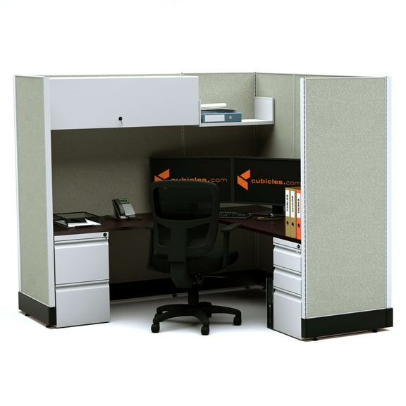 Modular Office Desk Furniture 67H Powered Cubicles