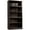 Black, variant on Pemberly Row Select Cherry 5 Shelf Bookcase with Adjustable Shelves