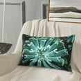 thumbnail image 5 of Balery Teal Cactus Bedding Queen Pillow Cases - Envelope Closure - Soft Brushed Microfiber Fabric - Shrinkage and Fade Resistant Pillow Cases-20"x30", 5 of 6
