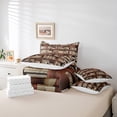 thumbnail image 5 of YST Library Bedding Set Full 7 Pcs Study Bookshelf Comforter Set With Sheet Set For Kids Adults Book School Educational Theme Bed In A Bag With Throw Pillow Cover,Reversible, 5 of 5