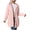 Pink-1, variant on Fleece Jacket for Women Winter Casual Button Dwon Hooded Fuzzy Cardigan Sweaters Lightwieght Teddy Sherpa Coat