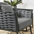 thumbnail image 7 of Modway Stance Outdoor Patio Aluminum Armchair in Gray Charcoal, 7 of 7