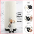 thumbnail image 4 of Servette Home Fat Chef Figurine Resin Paper Towel Holder Chef Kitchen D?cor Collection, 4 of 4