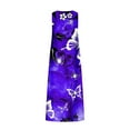 thumbnail image 4 of SMihono Robe Maxi Bohème d'Été pour Femmes Grande Taille Mode d'Été Imprimée Col en V Sans Manches Robe à Enfiler avec Poches Robe de Plage, 4 of 5