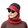 thumbnail image 2 of Dyfzdhu Women Men Winter Knit Warm Hats Scarf Dual PurposeHat Ear Protection Windproof Hat, 2 of 5