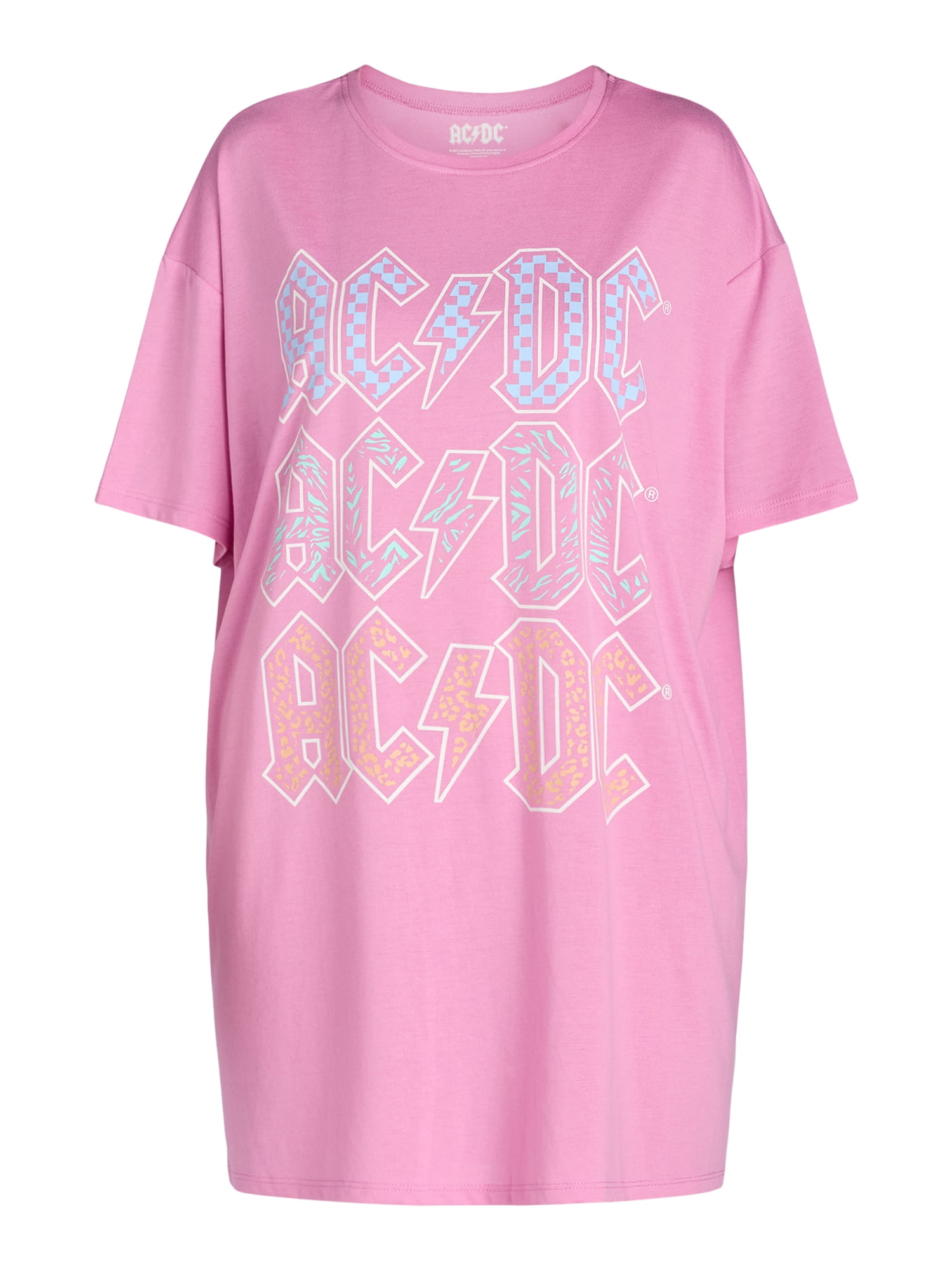 ACDC Junior's Sleep Graphic Tee with Short Sleeves, Sizes S-3X