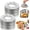 # 5Pcs, variant on Reusable Aluminum Foil Food Covers, 20Pcs Foil Insulation Food Covers, Pop-Up Insulated Food Cover, Thickened Heat-Resistant Material, Heat Shield Lids for Baking, Meal Prep, Refrigerator Storage