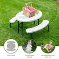 thumbnail image 6 of Lifetime Children's Polyethylene Picnic Table, Gray (60339), 6 of 13
