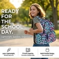 thumbnail image 6 of Xoenoiee Colorful Leopard Pattern Backpack for Girls Kids Schoolbag Backpack Large Bookbags Daypack Lightweight Schoolbag with Side Pocket Elementary School Bookbag Satchel Daypack, 6 of 7