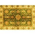 thumbnail image 1 of Ahgly Company Indoor Rectangle Oriental Yellow Traditional Area Rugs, 2' x 3', 1 of 4