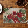 thumbnail image 2 of Christmas Holiday Tapestry Placemats Set of 4, 2 of 5