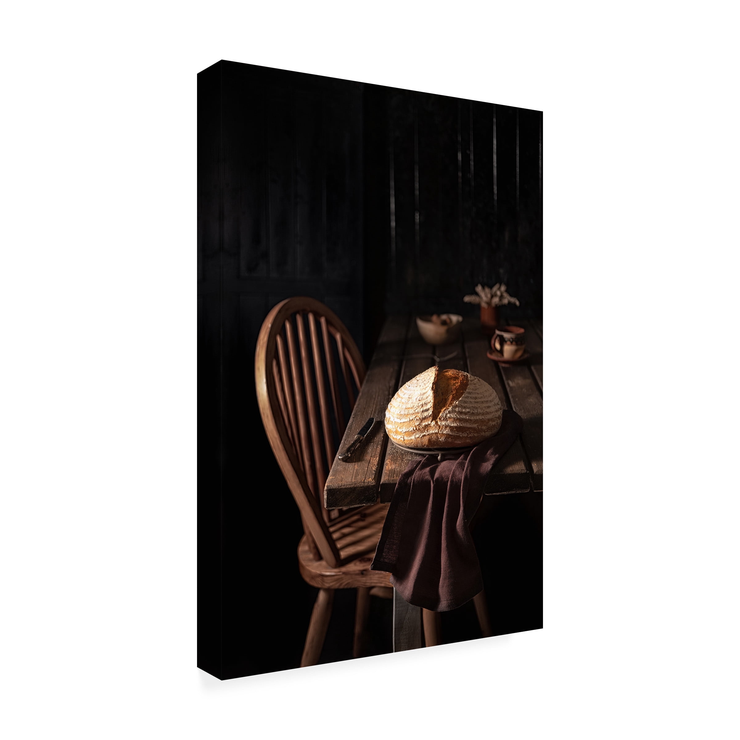 Denisa Vlaicu 'Mixed Flour Country Bread' Canvas Art