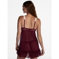 thumbnail image 3 of No Boundaries Beaded Lace Babydoll Dress, Women's XS-3XL, 3 of 5