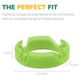 thumbnail image 6 of GoDonut Original Round Phone Stand & Tablet Holder Desk Organizer Accessories, Lime Green, 6 of 7
