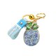 thumbnail image 1 of Qarigey LLavero de piña para el hogar, coche, escolar portátil, bolso, cartera, bolso, decoración de moda, joyería colgante para niñas Ropa, zapatos y accesorios Miscelánea Azul Qarigey AP017613-03, 1 of 1