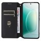 thumbnail image 2 of For Honor 300 Wallet Case Rhombus Imprinted Leather Phone Cover - Black, 2 of 5