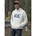 thumbnail image 2 of Ice Slogan Hoodie Men -GoatDeals Designs, Male Small, 2 of 4