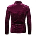 thumbnail image 6 of Qingpeng Mens Turtleneck Pullover Shirt Tops Long Sleeve Slim Fit Thermal Tops Casual Vintage Party T-Shirt, 6 of 7