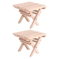 thumbnail image 3 of Mini House Furniture Light Brown Synthetic Material 2Pcs 2.3In, 3 of 5