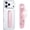 Glitter Pink, variant on GripMate Phone Grip Holder, Finger Strap Stand, Cute Bling Sparkly, Metal Aluminum Alloy Kickstand with Soft TPU Loop - Universal Ultra Slim Comfortable Hand Grip for Smartphones, Glitter Silve