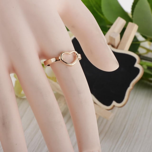 Anillo Midi Corazón Salvador Anillos de nudillos Oro