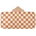 thumbnail image 5 of Yayeee Kids Hooded Towel with Hand Pockets Beach Soft Absorbent Bath Wrap 50 x 23.5 inch, Rusty Orange Plaid, 5 of 5