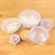 thumbnail image 1 of 6 uds tapas elásticas de silicona cubierta de cuenco de silicona redonda Flexible 6 tamaños diferentes Likrtyny Para estrenar, 1 of 9