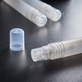 thumbnail image 4 of [10Pcs/Pack] Plastic Empty Perfume Bottles Mini Spray Bottle Plastic Fine Mist Spray Bottle Travel, Refillable, Sprayer Transparent 10 ml (10Pcs/Pack,10ml), 4 of 5