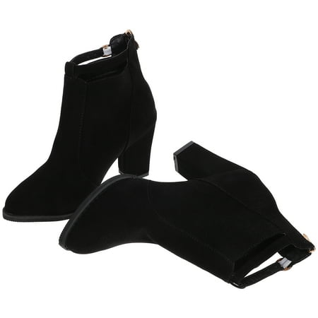 

Stylish Booties Casual Winter Shoes Elegant Booties Loafer Heels for Women High Heels Short Boots Women s