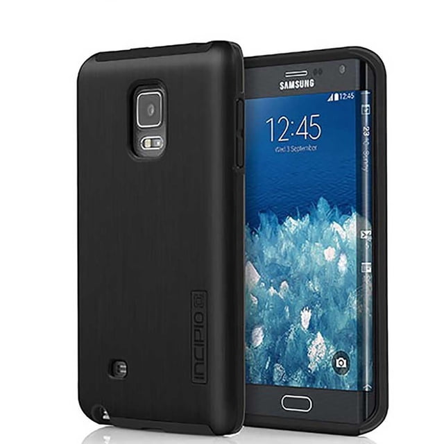 Funda INCIPIO DualPro Shine Aluminio para Samsung Note Edge negra