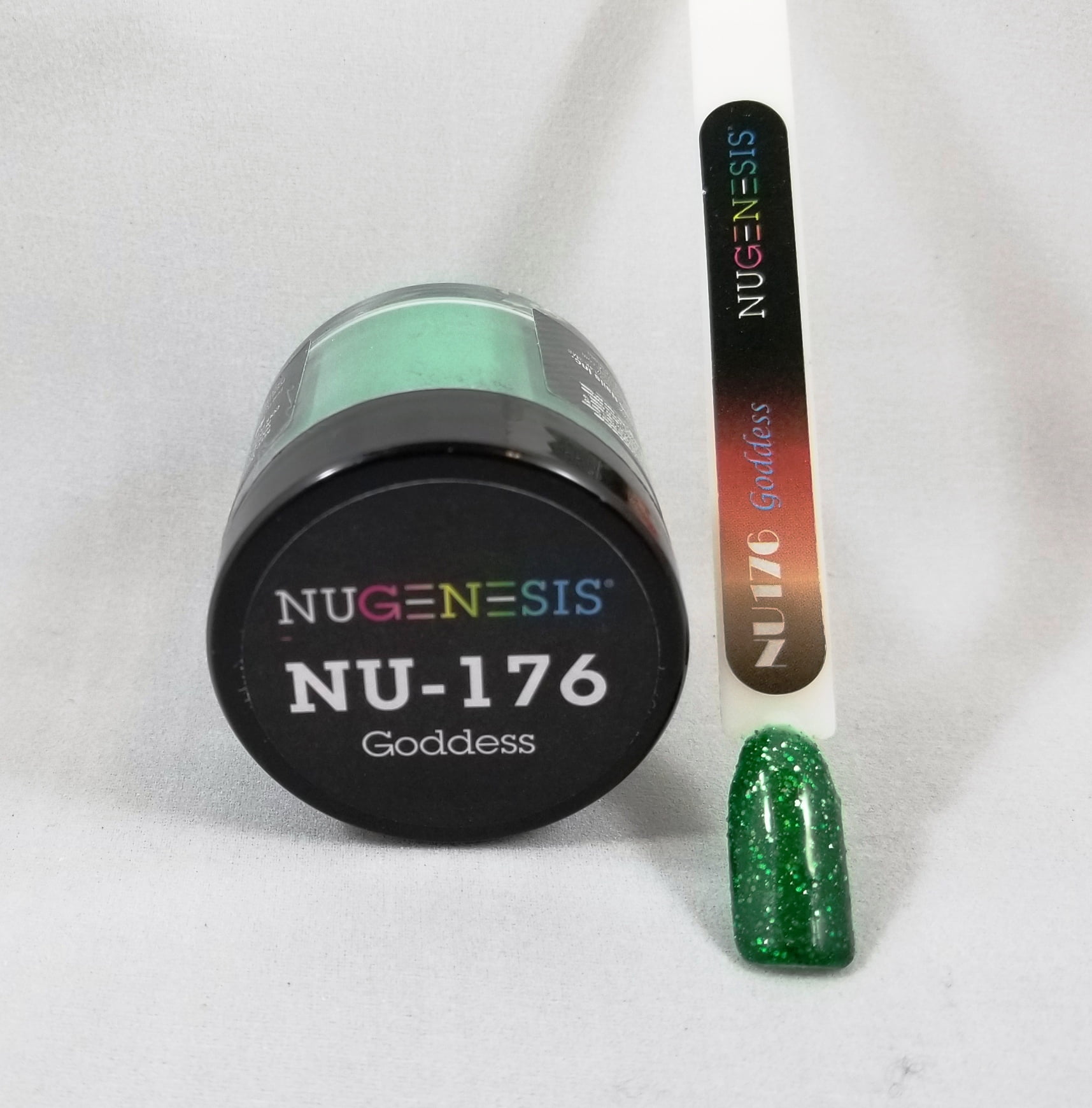 NUGENESIS Nail Color Dip Dipping Powder 1oz/jar NU176 Goddess