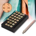 thumbnail image 3 of 6mm Metal Letters Punch Tool For DIY Leather Crafting Alphabet Stamper Craft Die Tool, 3 of 8