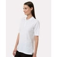 thumbnail image 2 of Harriton M105W Women's Maverick CVC Pique Polo-White-XL, 2 of 6