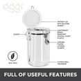 thumbnail image 2 of Oggi Acrylic Clamp Canister w/Scoop - 59 oz, Clear (5567), 2 of 5